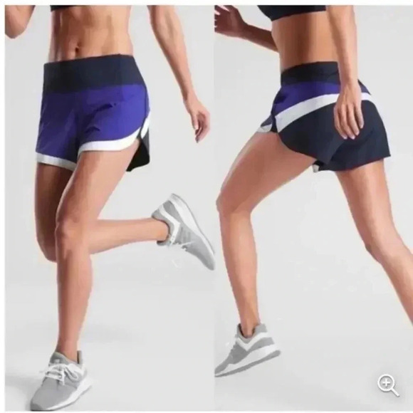 Athleta Running Free Colorblock 3.5” Short Size Medium - Picture 1 of 7